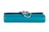 Egee Clutch In Tadelakt Bleu Izmir, top view